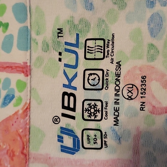 IBKUL Top - Size XXL - flamingo print - GUC - UPF 50+ J - Picture 6 of 6